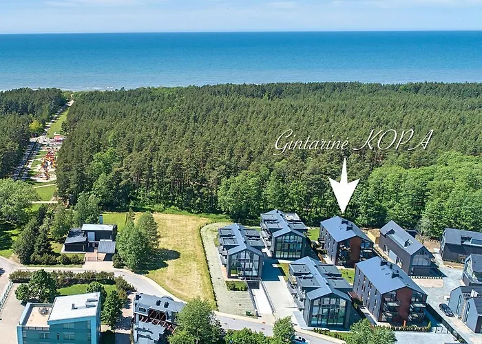 아파트 Gintarine Kopa - Jaukus Apartamentai Prie Juros Ir Pusyno 팔랑가